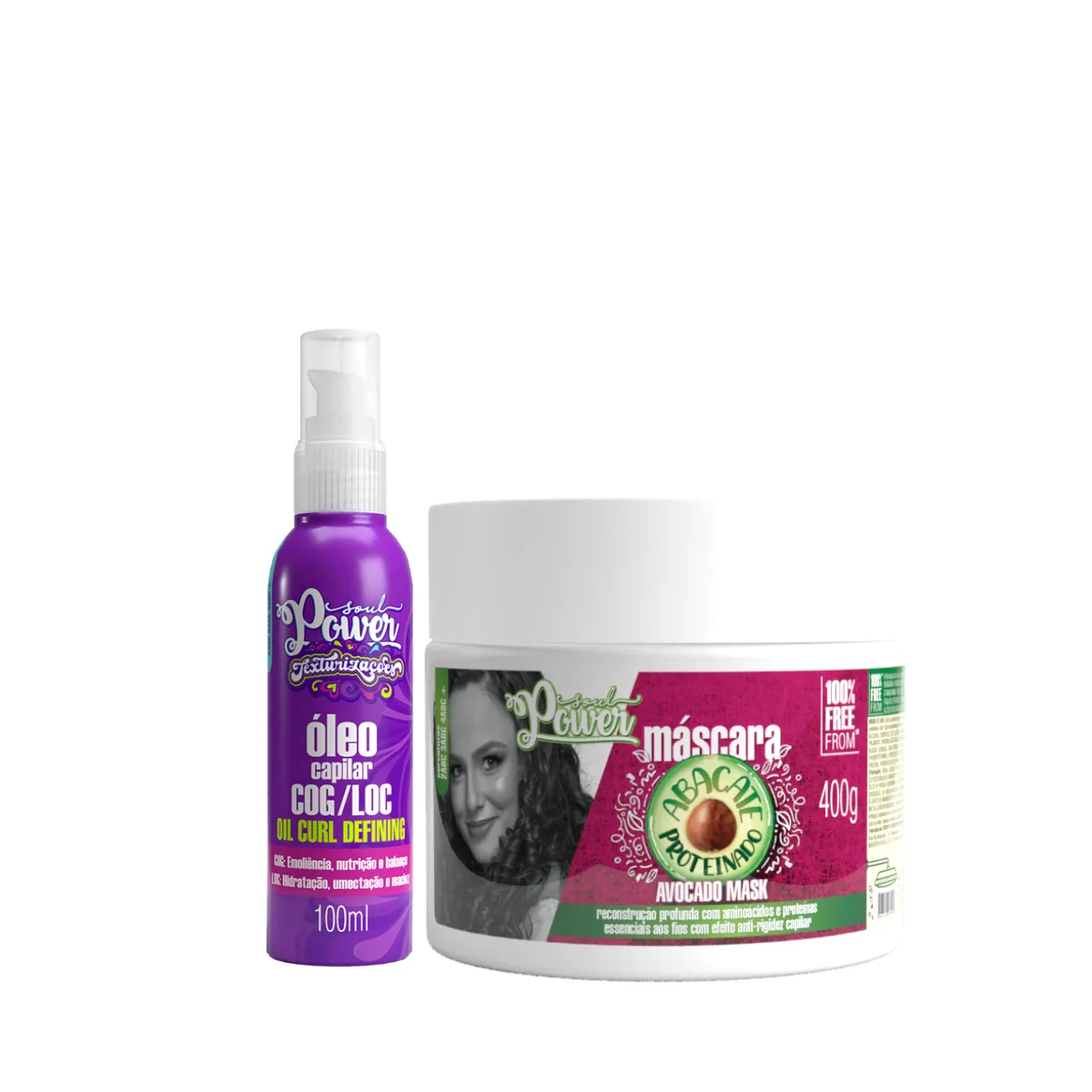 Soul Power Abacate Proteinado Mascara + Óleo COG/LOG