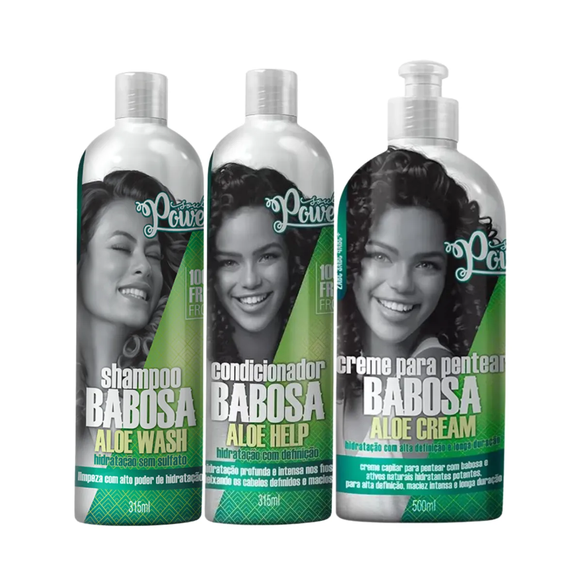 Soul Power Babosa Sh 315ml + Cond 315ml + Cpp 500ml