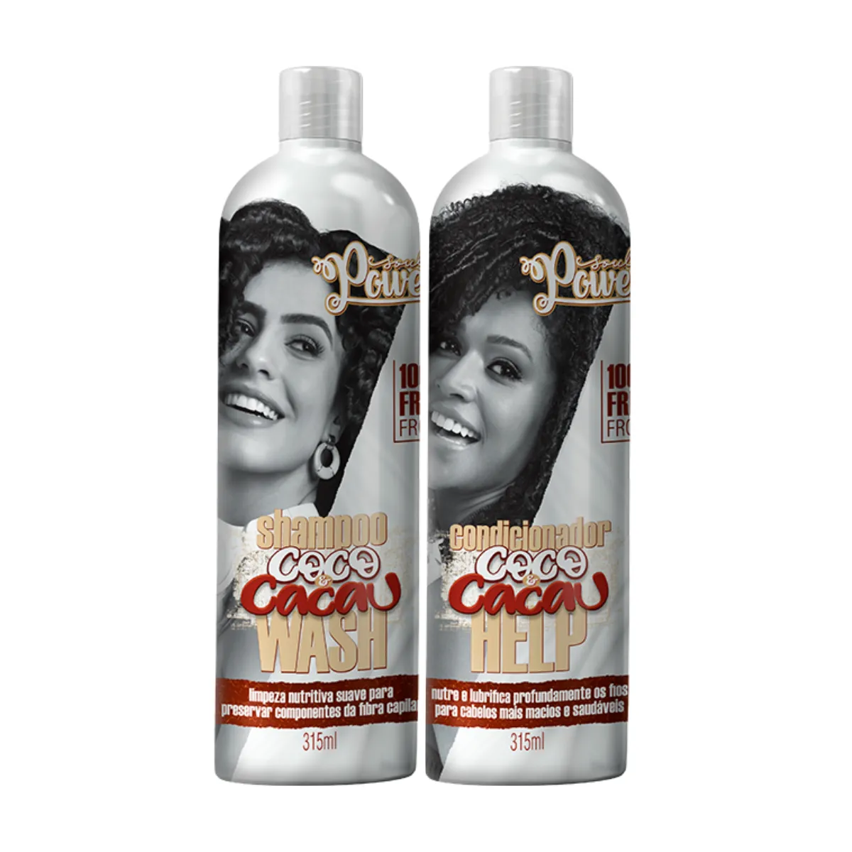 Soul Power Coco e Cacau Shampoo + Condicionador