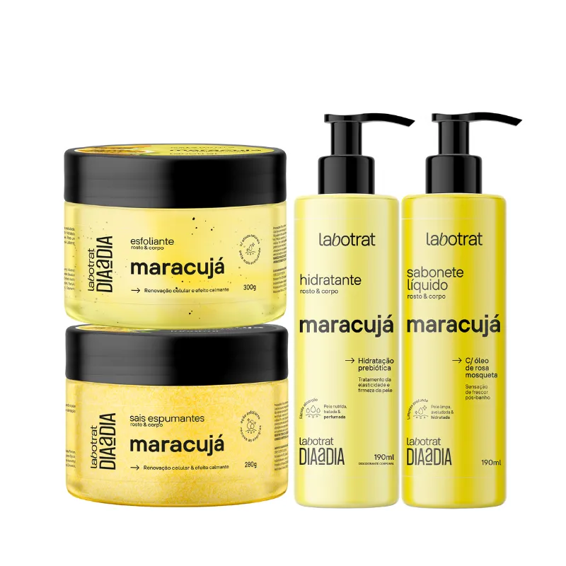 Kit Maracujá Esfo 280ml + Sabo + Hidra + Sais | ByLinda
