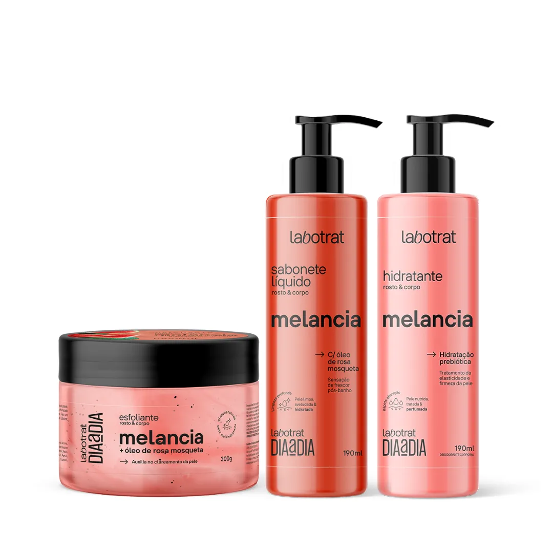Kit Dia a Dia Melancia Esfo 280ml + Sabo 200ml + Hidra 190ml