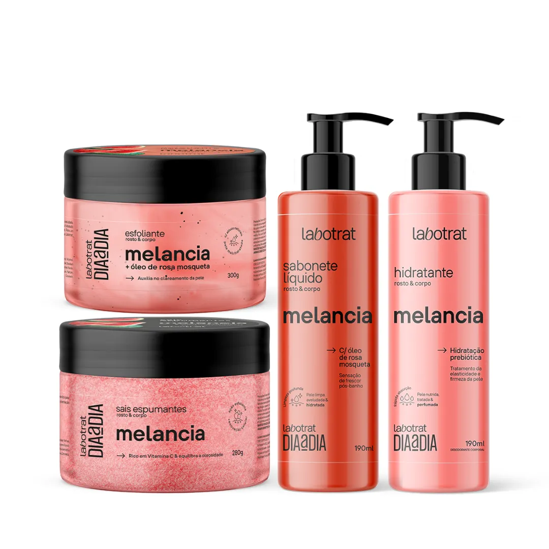 Kit Melancia Esfo 280ml + Sabo + Hidra + Sais |ByLinda