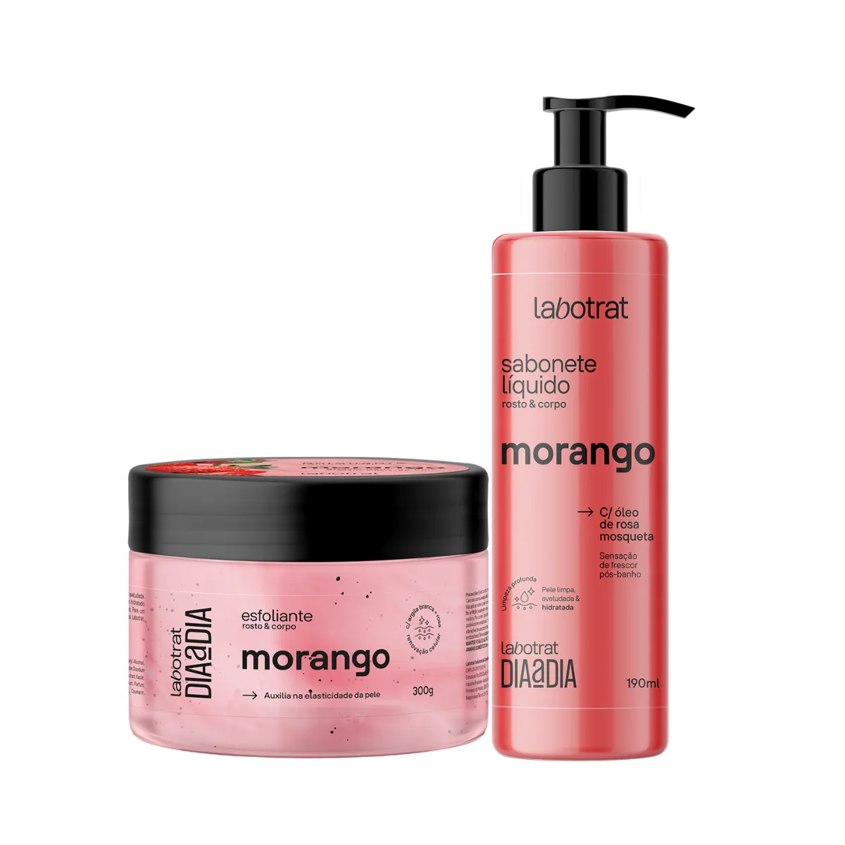 Kit Dia a Dia Morango Esfo 280ml + Sabo 200ml