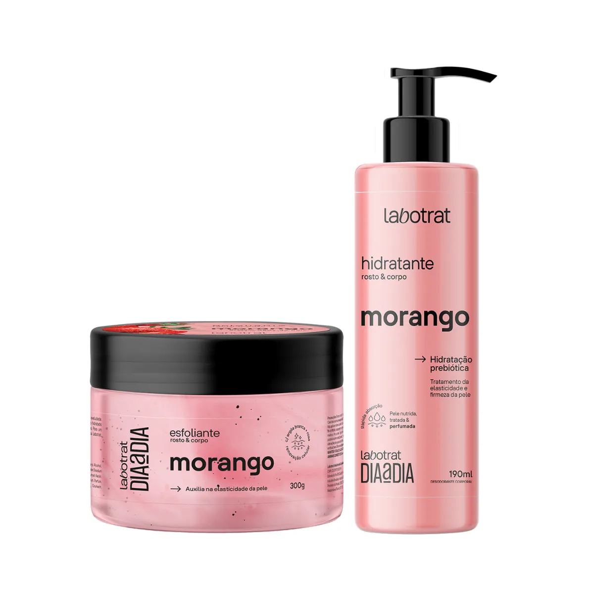 Kit Dia a Dia Morango Esfo 280ml + Hidra 190ml |ByLinda
