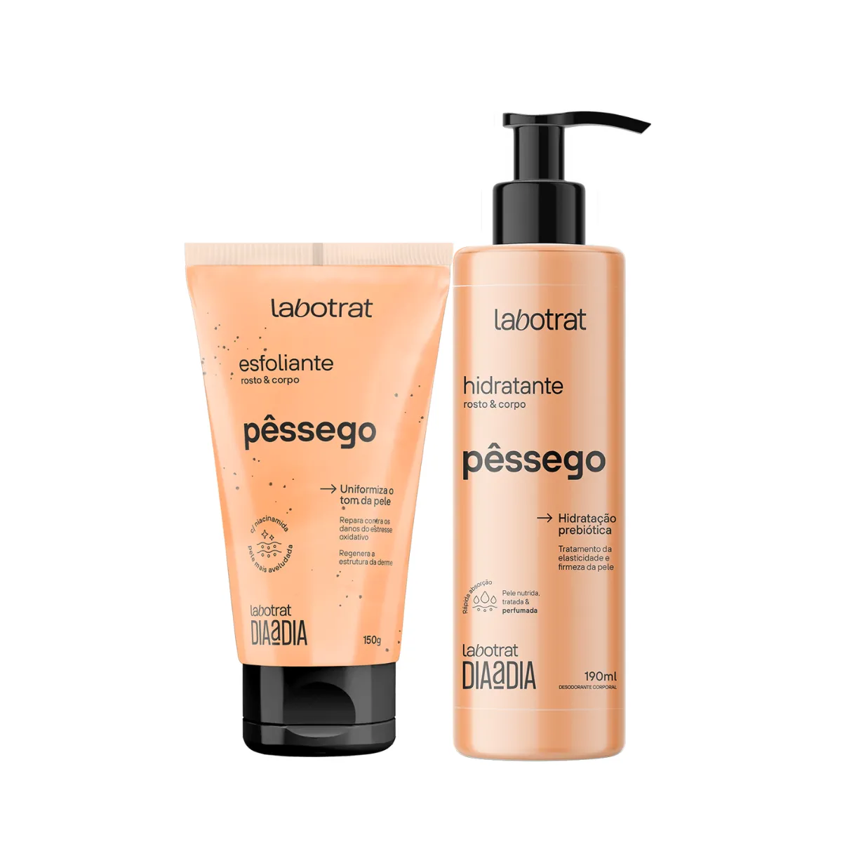 Kit Dia a Dia Pêssego Esfo 150ml + Hidra 190ml |ByLinda