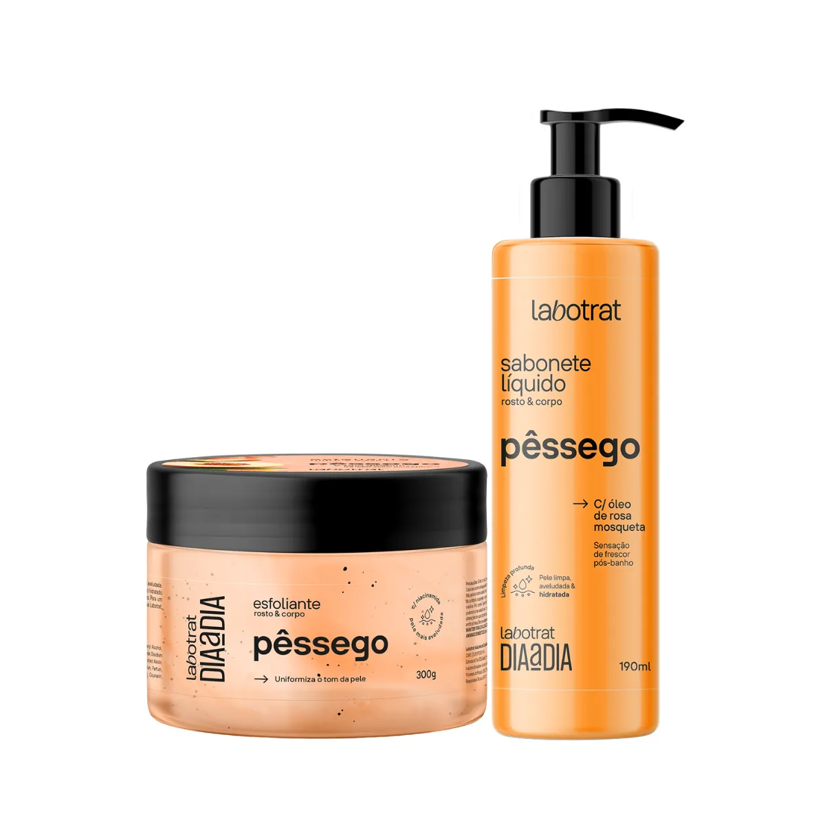 Labotrat Pêssego Esfoliante 300ml + Sabonete |ByLinda