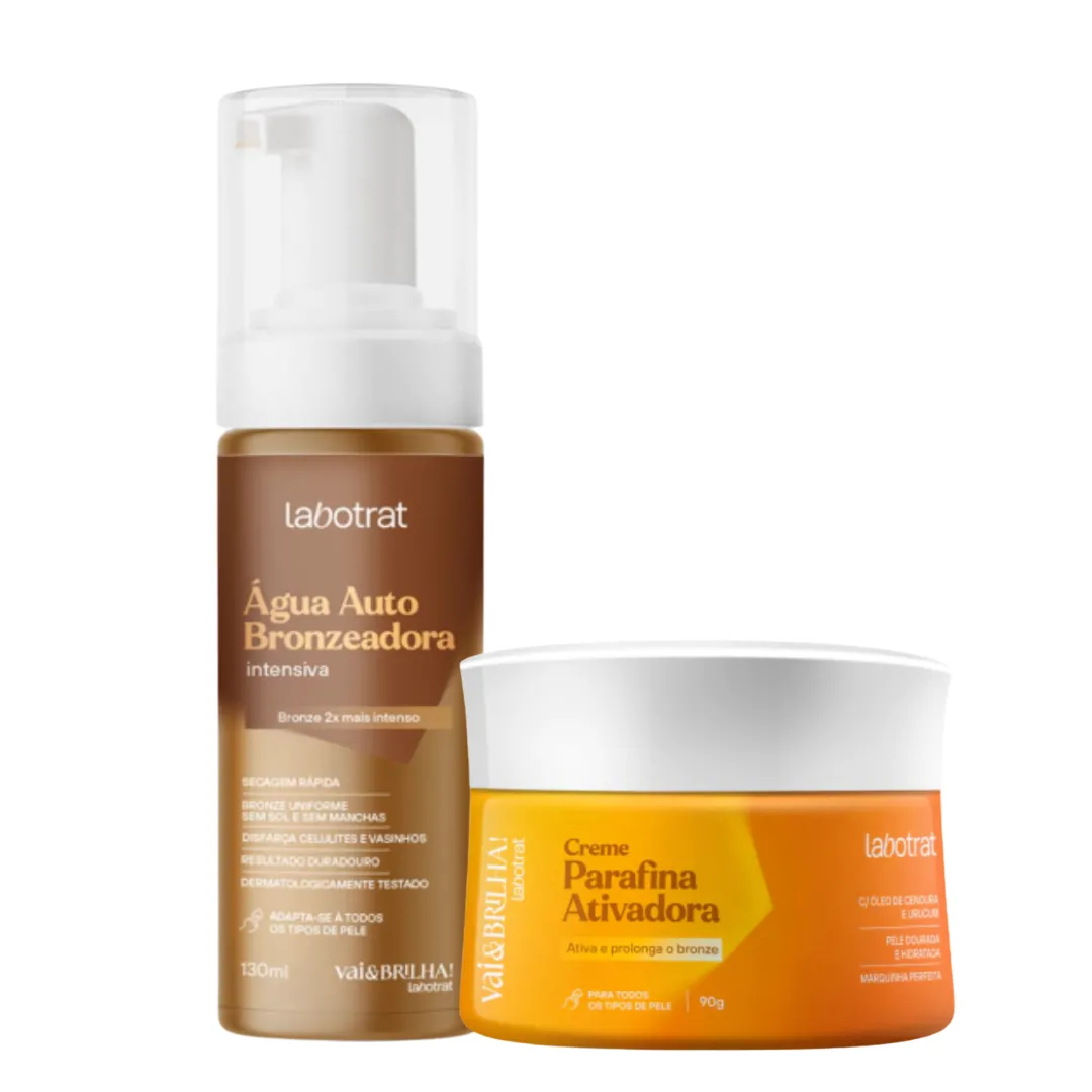Labotrat Água Auto Intensiva + Parafina Ativadora Cenoura