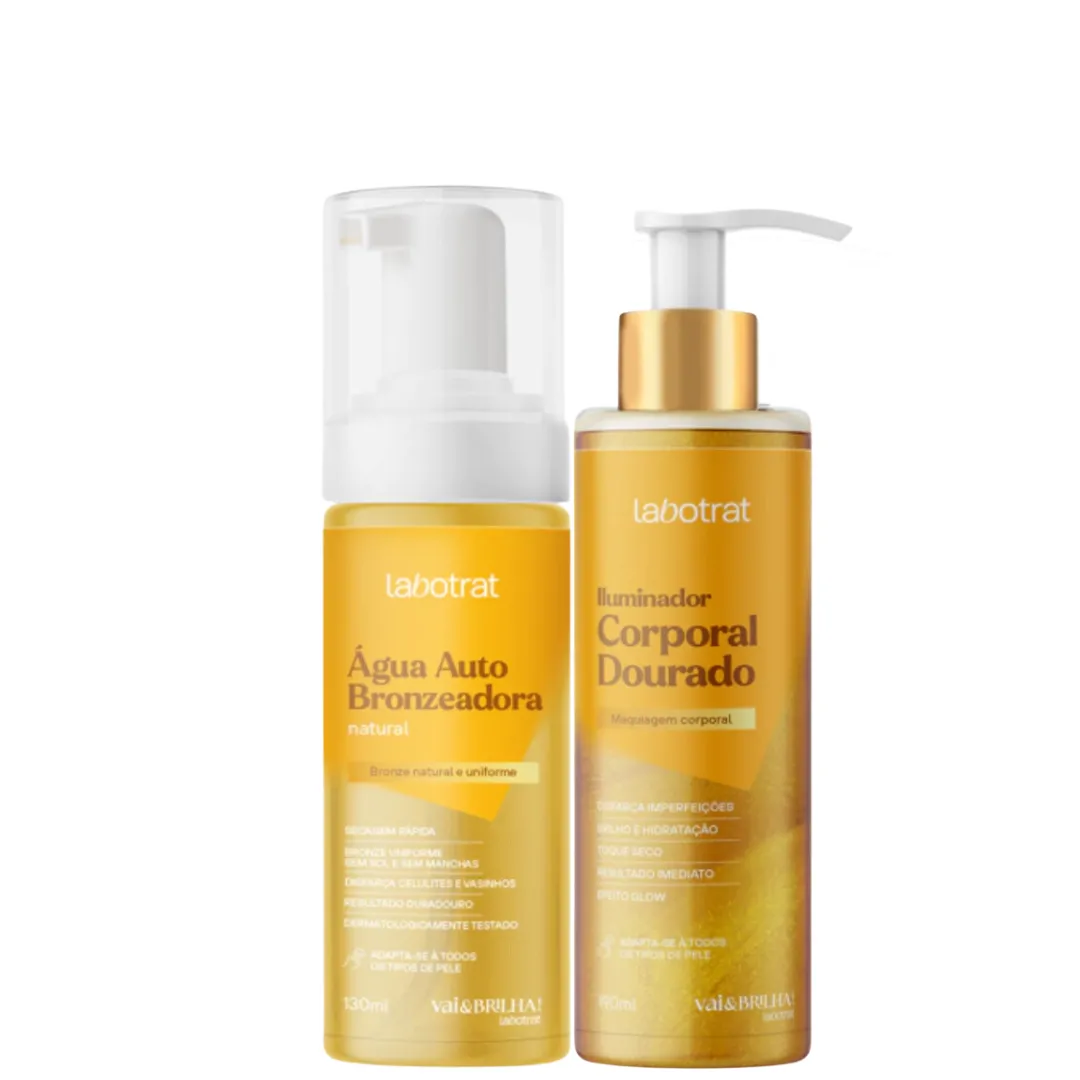 Labotrat Vai & Brilha Água Auto Natural + Iluminador