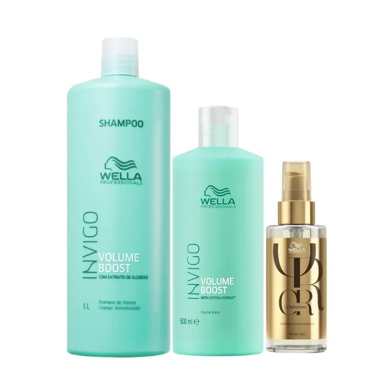 Kit Volume Boost Salon Duo + Óleo 100ml
