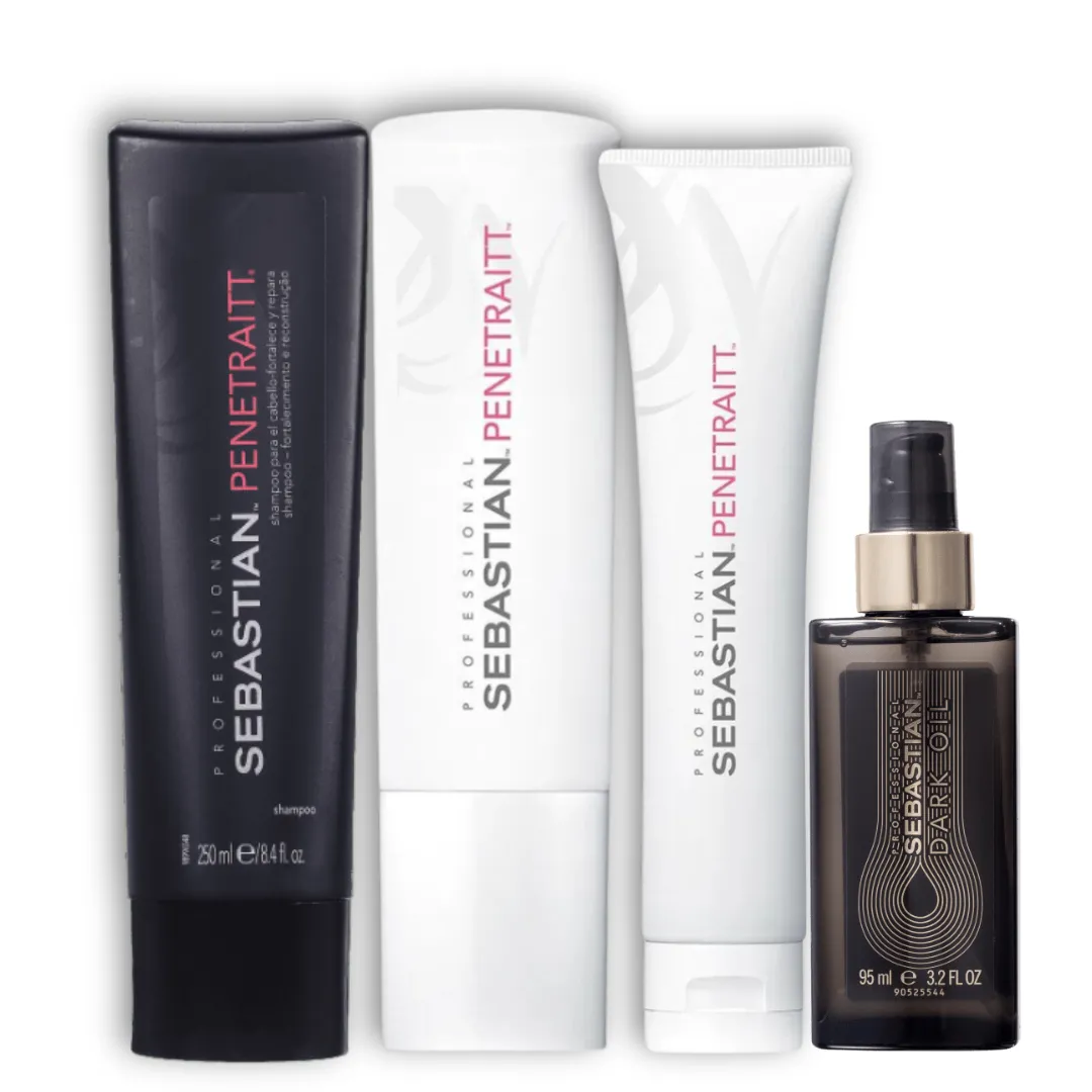 Sebastian Penetraitt Sh 250ml + Cond 250ml + Masc 150ml + Dark Oleo 95ml
