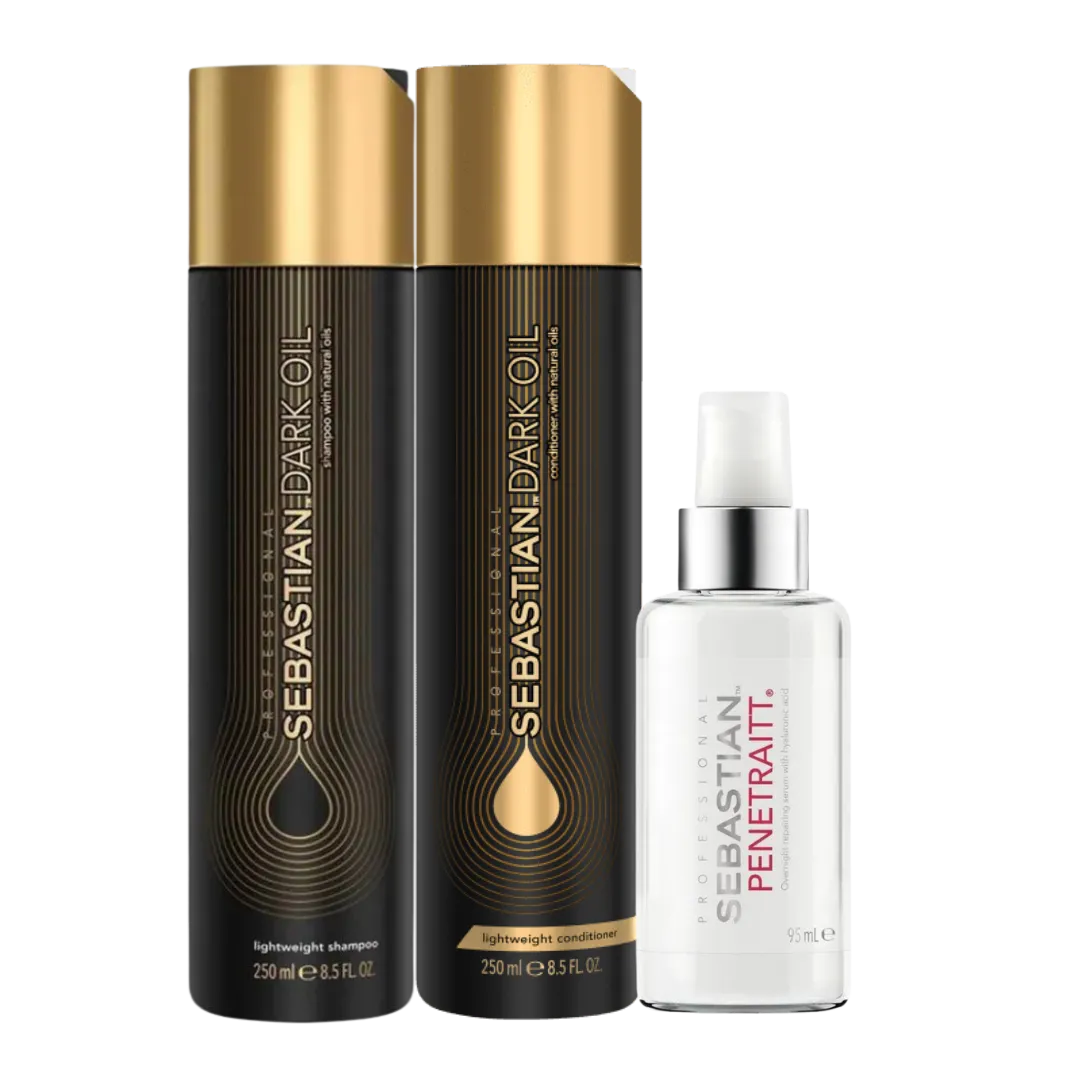 Kit Dark Oil Sh 250ml + Cond 250ml + Sérum 95ml | ByLinda