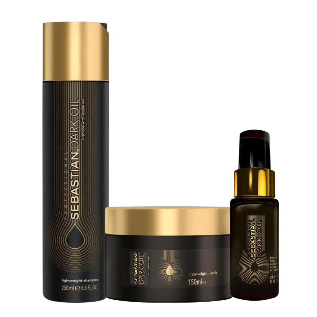 Kit Dark Oil Sh 250ml + Masc 150ml + Dark Óleo 30ml | ByLinda