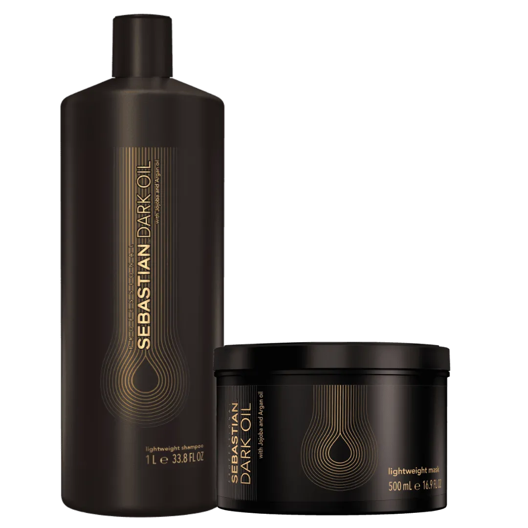 Kit Dark Oil Sh 1000ml + Masc 500ml | Só na Linda