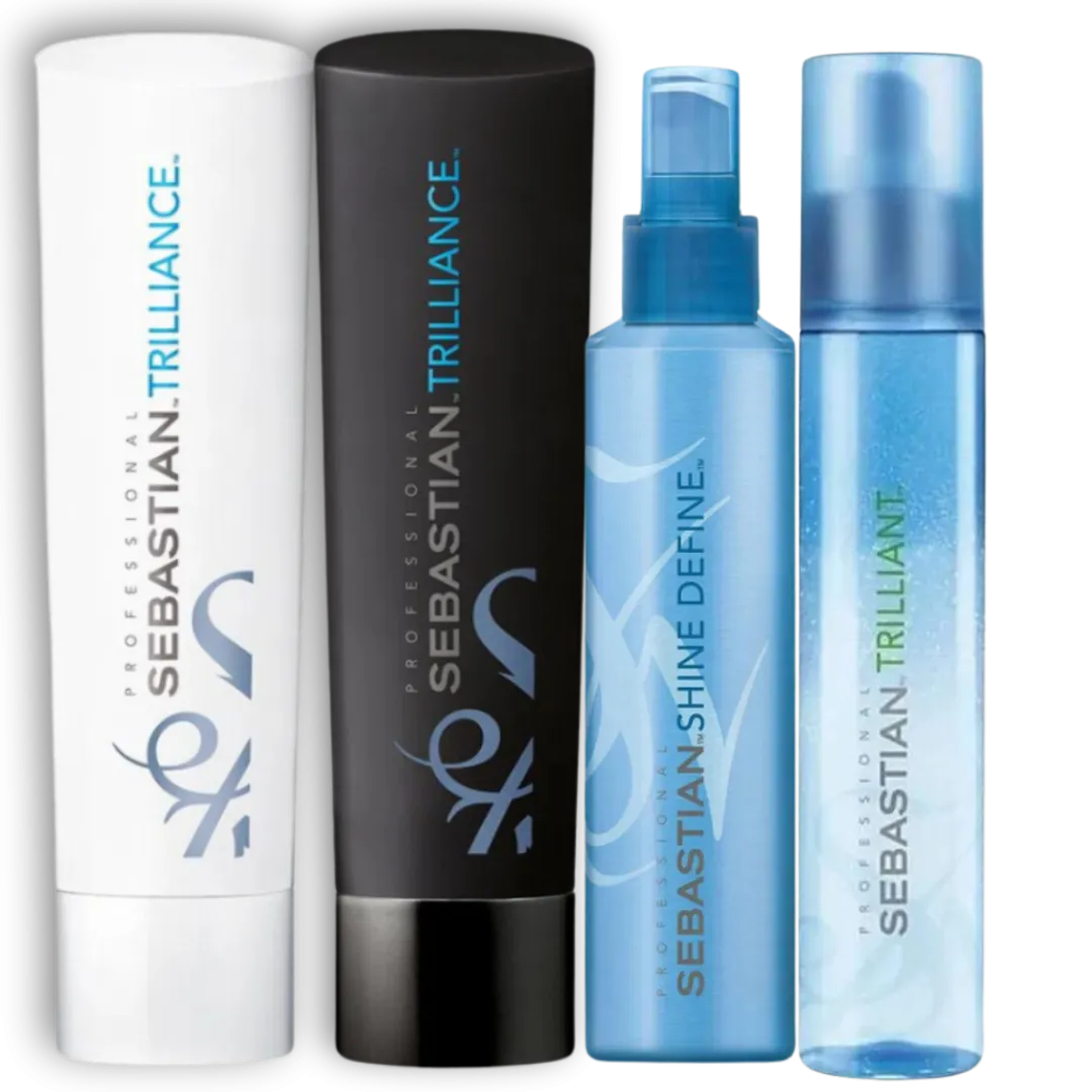 Sebastian Trilliance Sh 250ml + Cond 250ml + Trilliant 150ml + Shine Define 200ml