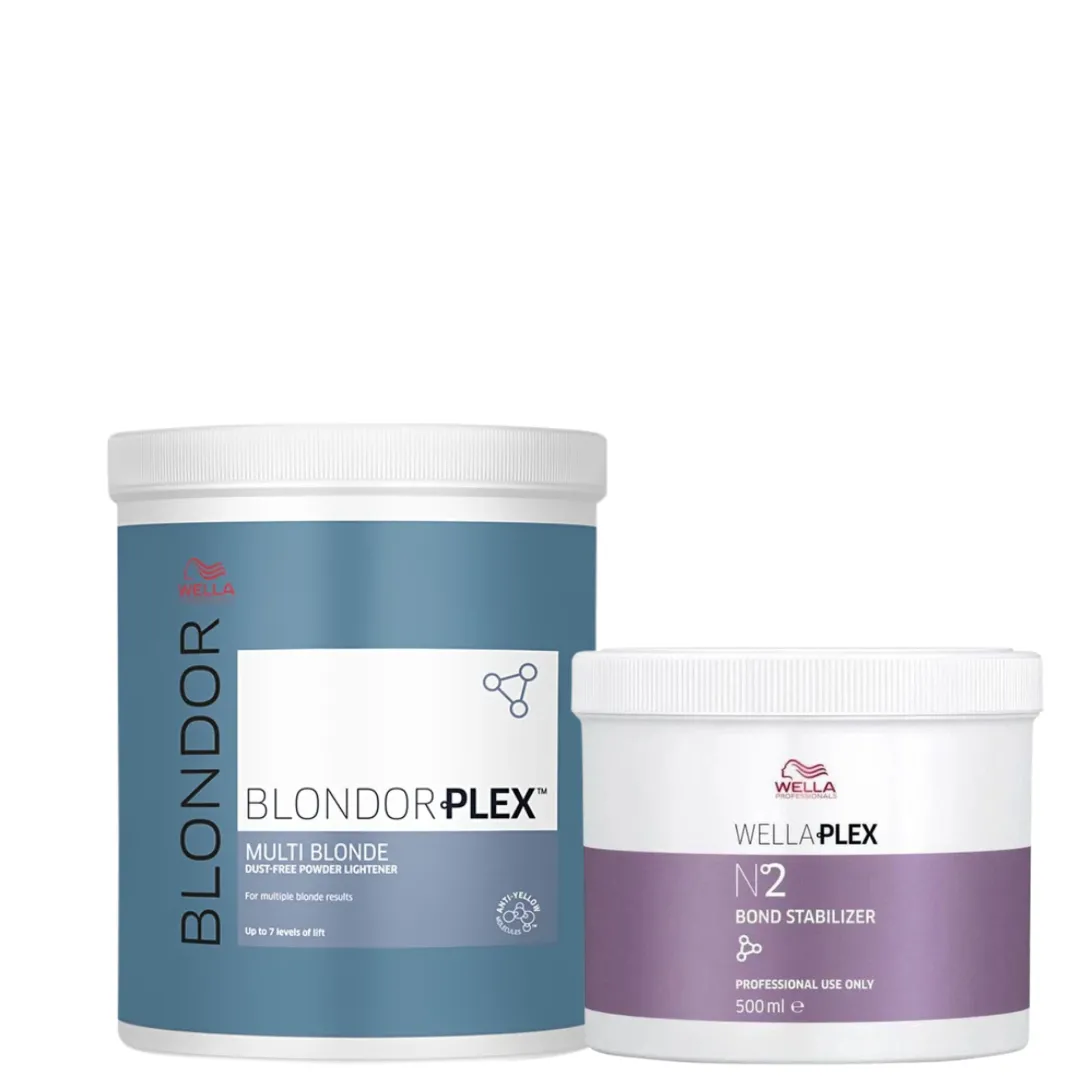 Kit Blondor Plex 800g + Blondor Plex Masc Step 2 |ByLinda
