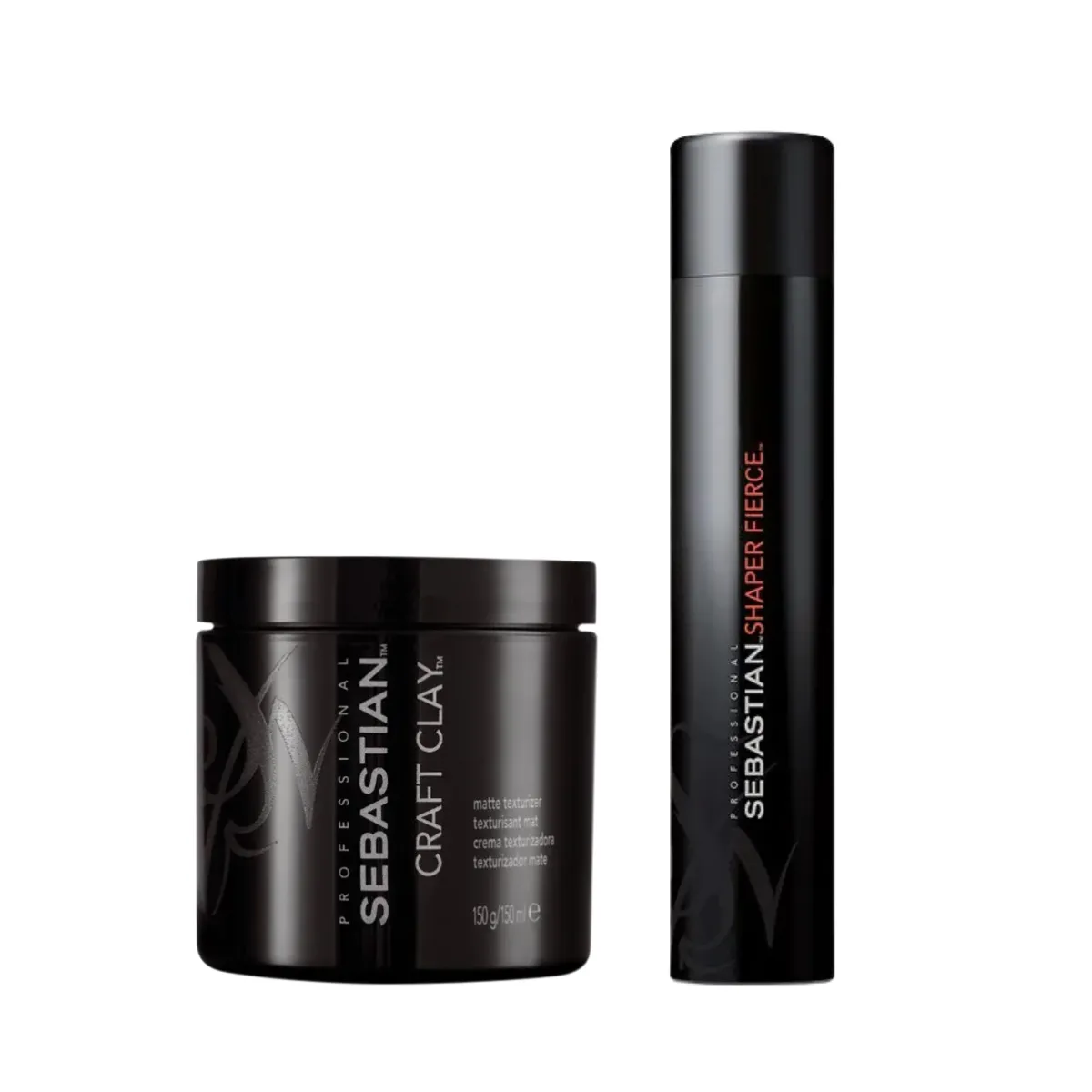 Sebastian Form Craft Clay Pomada 52ml + Shaper Fiercer 400ml | By Linda