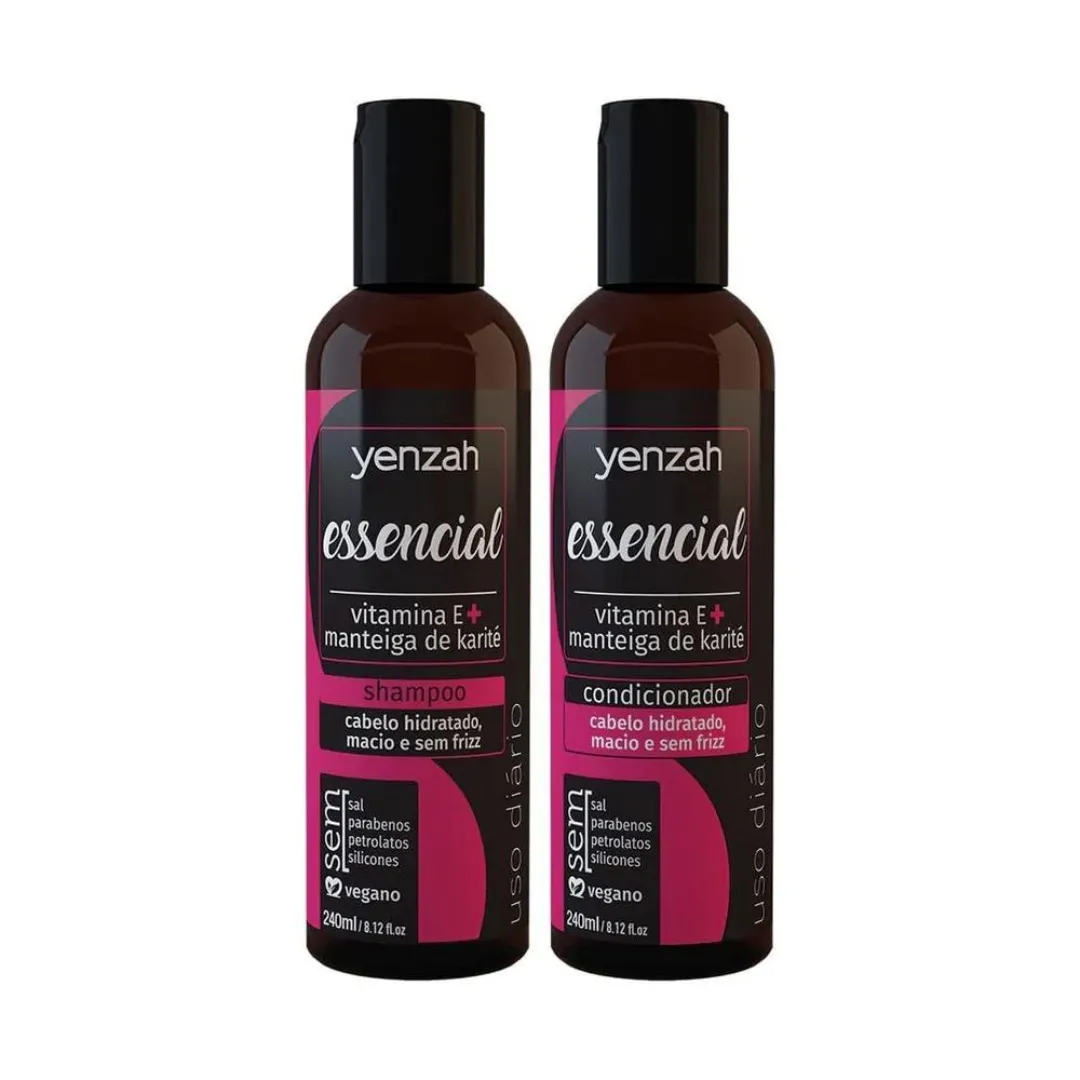 Kit Essencial Sh 240ml + Cond 240ml | Compre na Linda