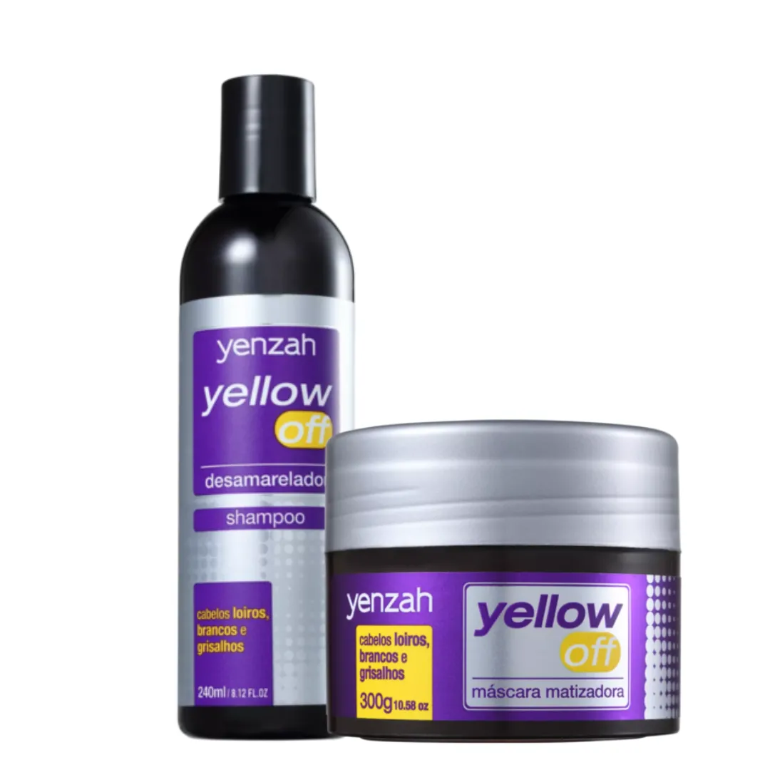 Kit Yellow Off Sh 240ml + Masc Matizadora 300ml | ByLinda