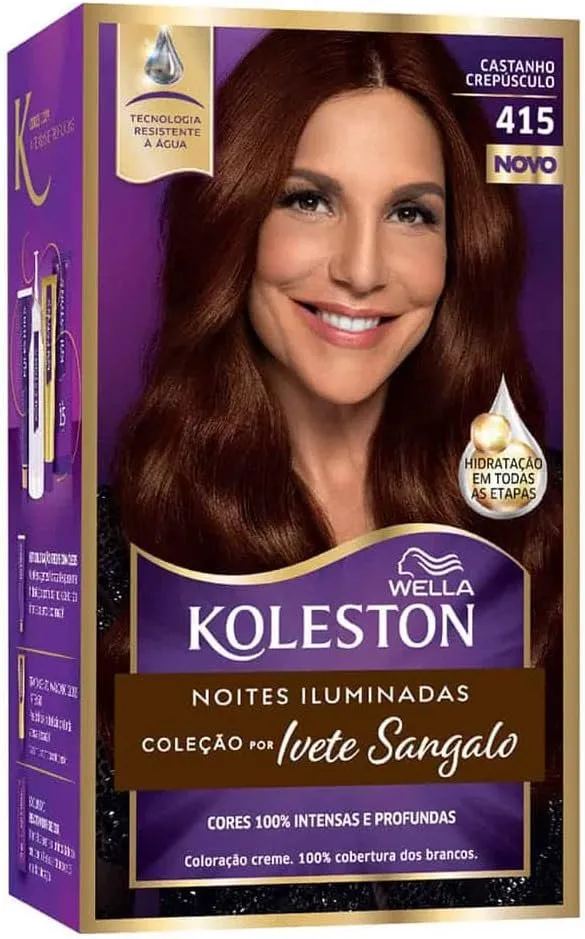 Koleston Coloração Castanho Crepúsculo 415