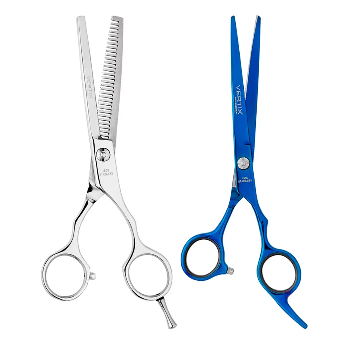 Kit Tesoura Vertix Desbaste 6.0 + Fio Laser 1961 7.0 Polegadas