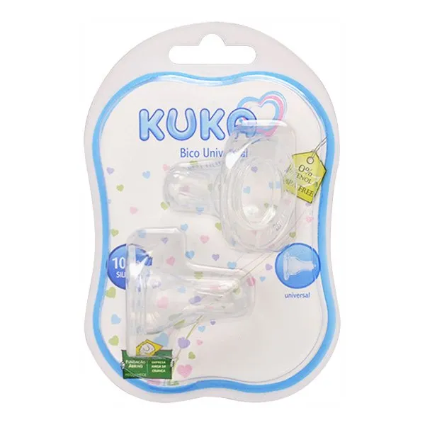 Kuka Bico Mamadeira Universal Silicone 5025 com 2un