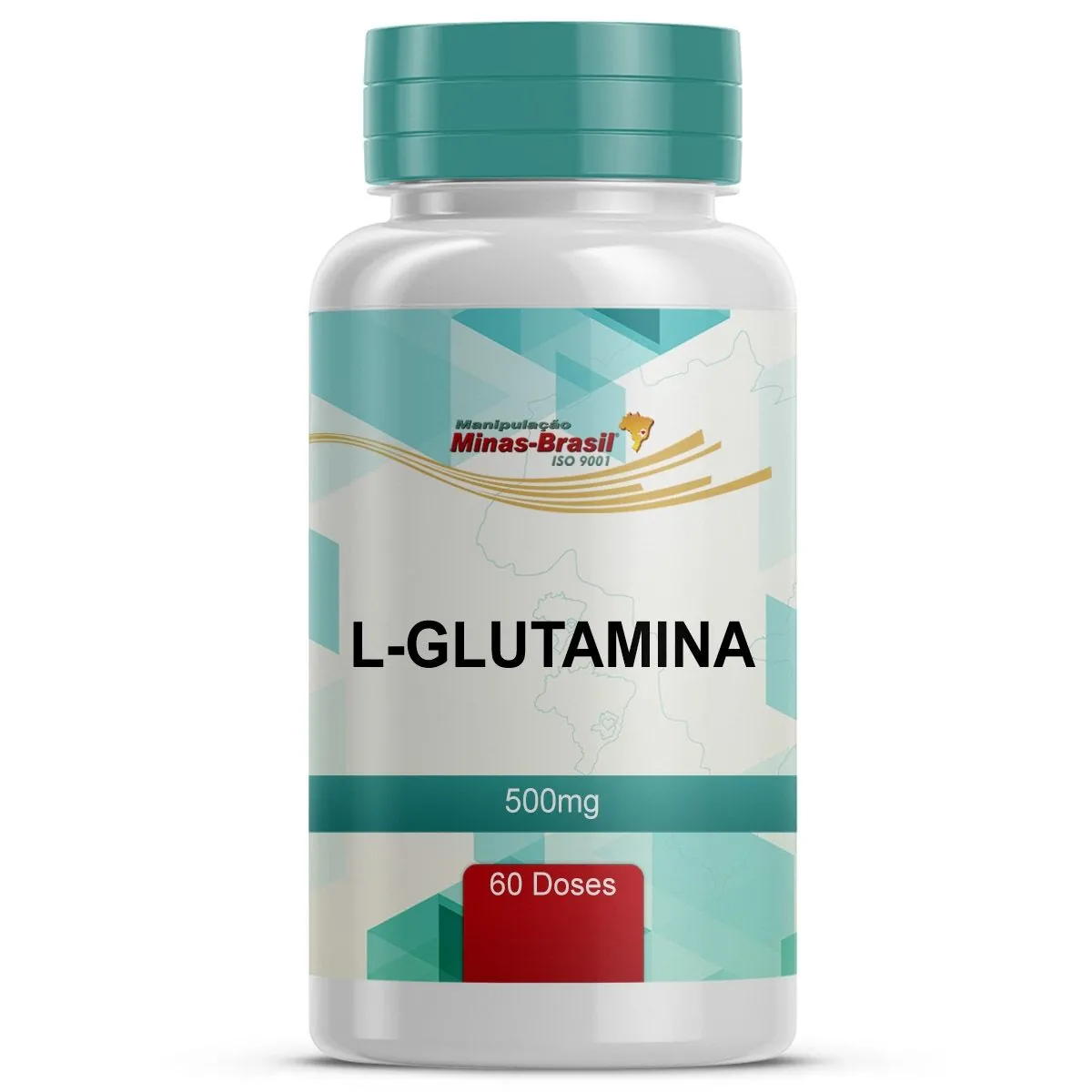 L-Glutamina 500mg 60 Cápsulas