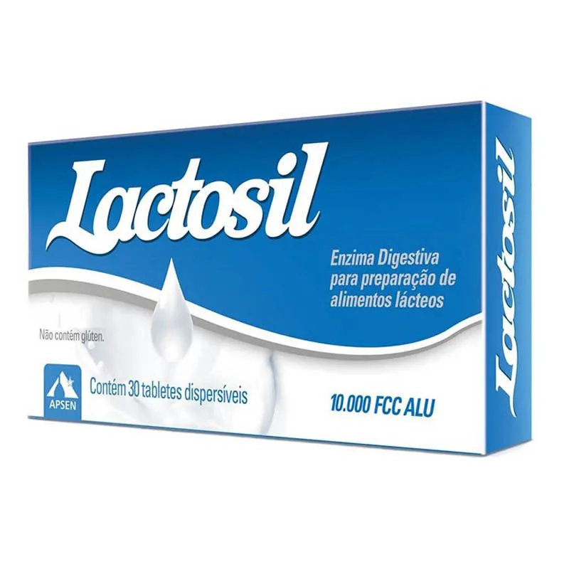 Lactosil 10000 Fcc Alu Com 30 Tabletes Dispersíveis