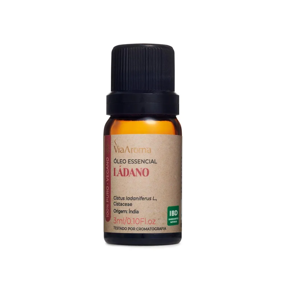 Óleo Essencial de Ládano - Via Aroma - Frasco com 3ml