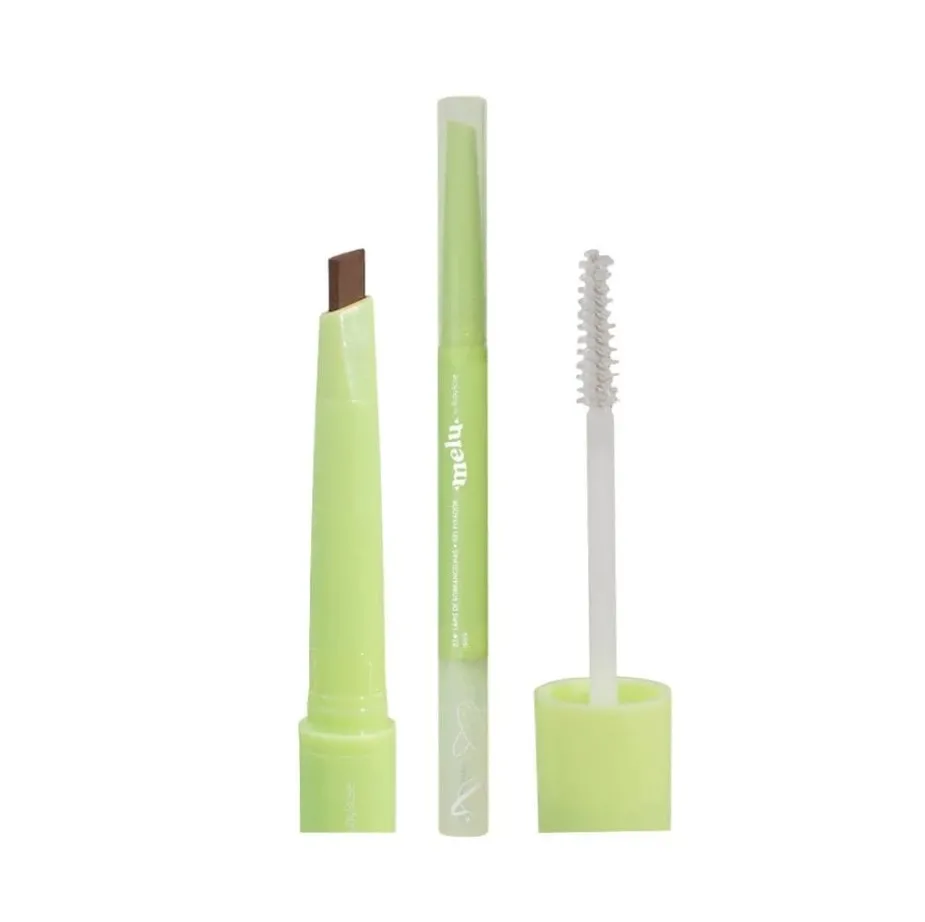 Lápis Para SobrancelhaGel Fixador Melu 2