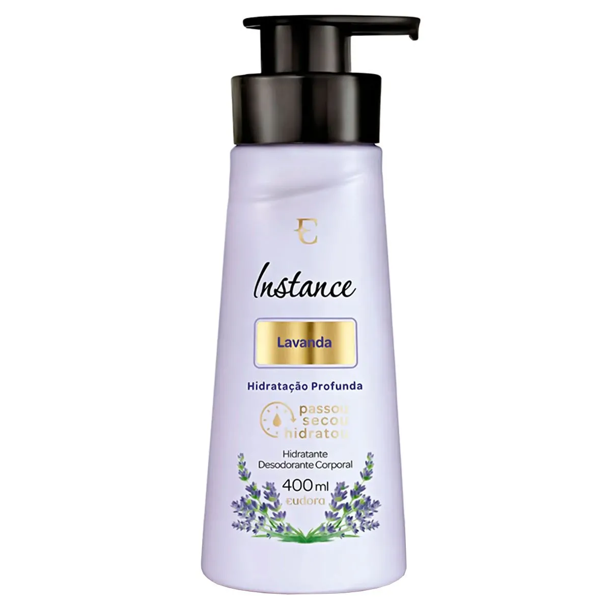Loção Hidratante Desodorante Corporal Instance Eudora 400ml Lavanda