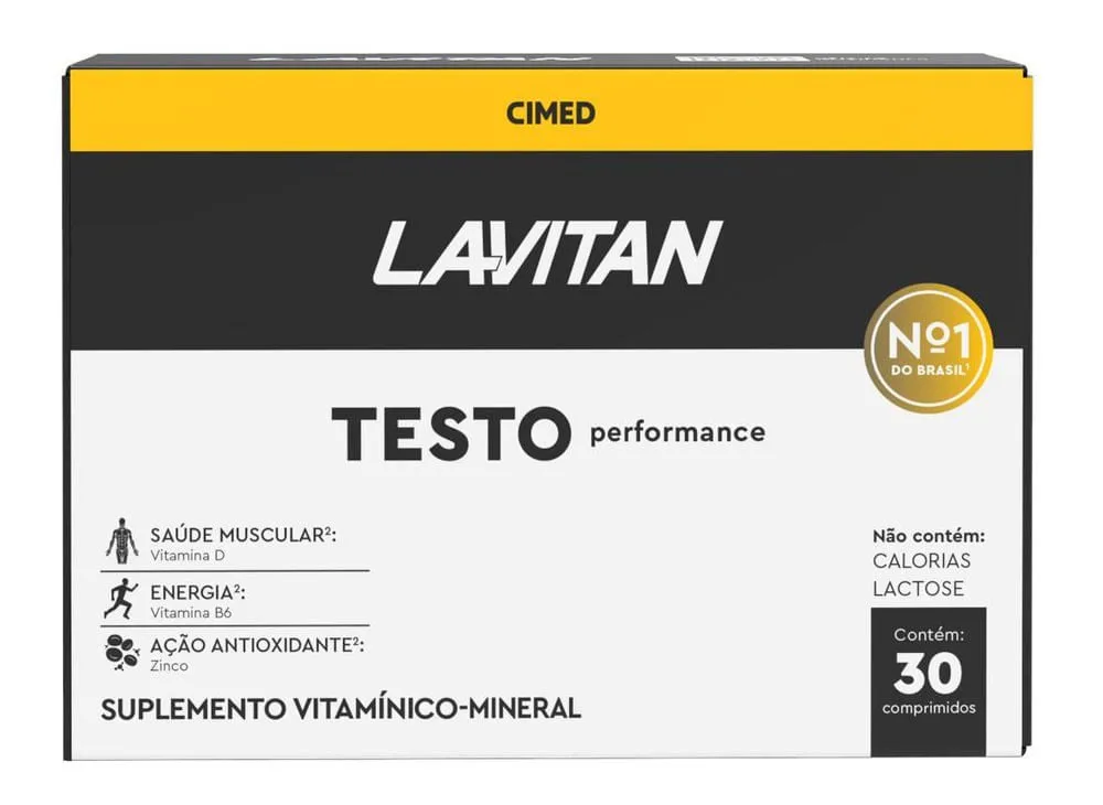 Lavitan Testo Performance com 30 Comprimidos