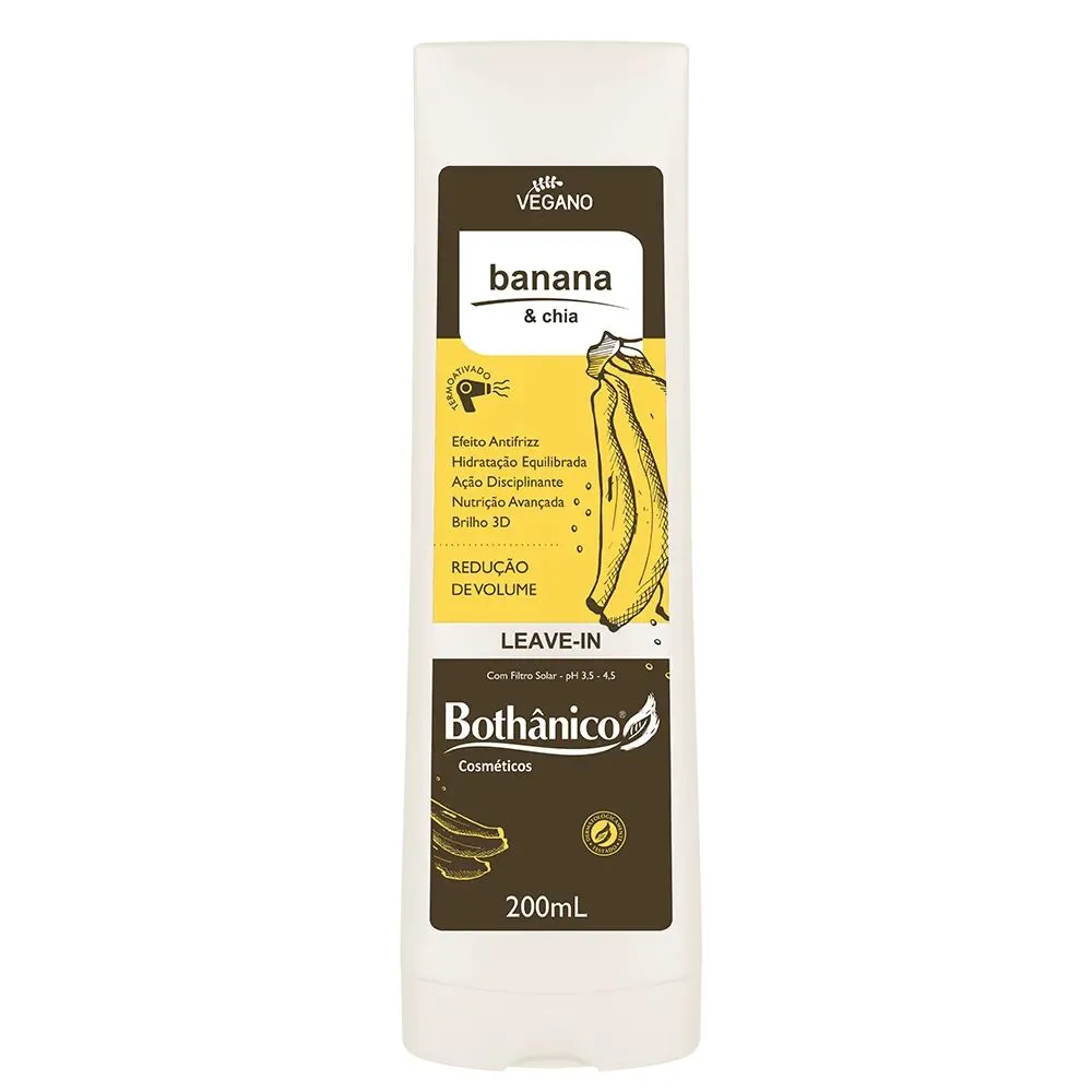 Leave In Banana e Chia Bothânico 200ml
