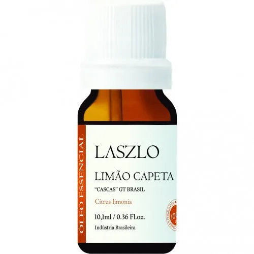 Óleo Essencial de Limão Capeta (Cascas) - Laszlo - Frasco com 10ml