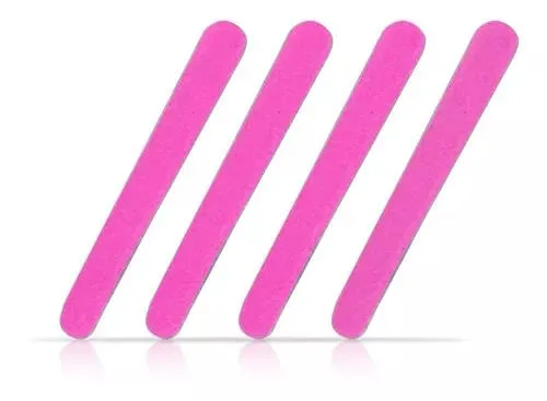 Lixa para Unha Rosa 13cm 100un Plin