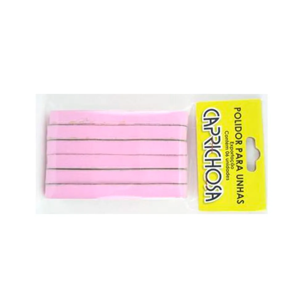 Lixa Polidora Para Unhas Caprichosa com 6un