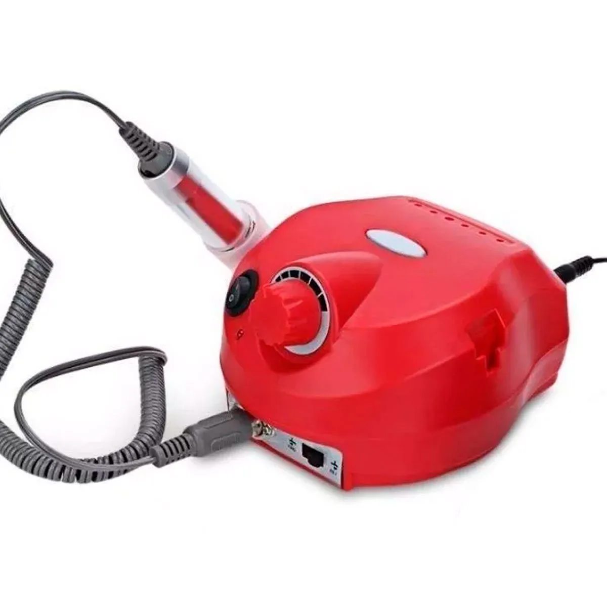 Lixadeira de Unhas Elétrica Motor Nail Master 25.000 RPM Vermelha Bivolt