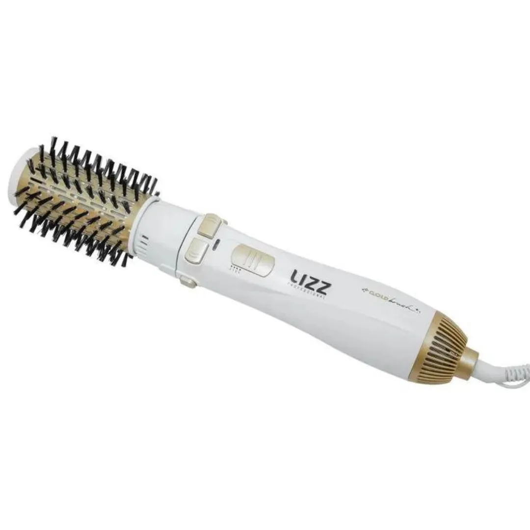 Lizz Escova Rotativa Gold Brush 3 em 1 220V | Só na Linda