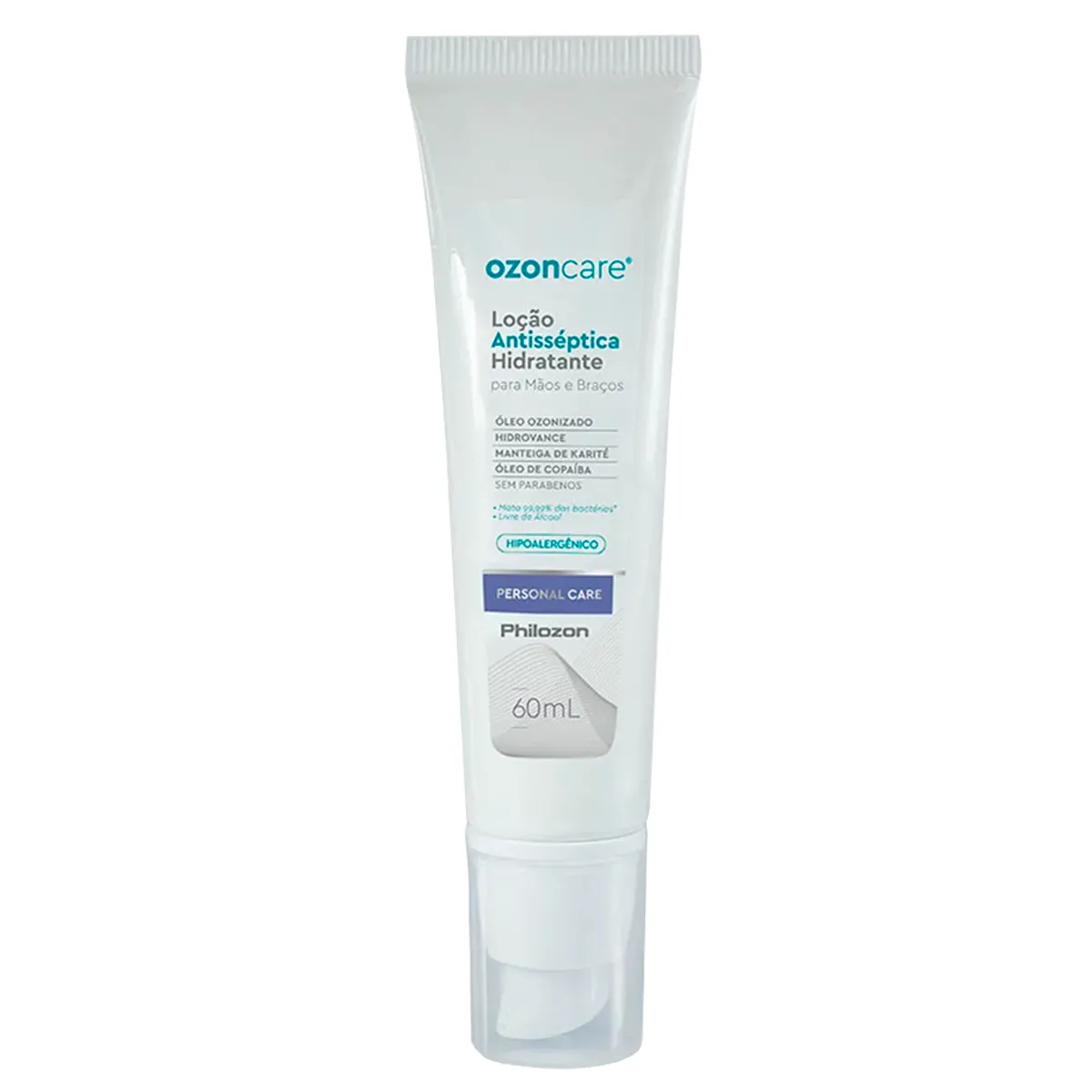 Loção Antisséptica Hidratante Mãos e Braços Ozoncare 60ml