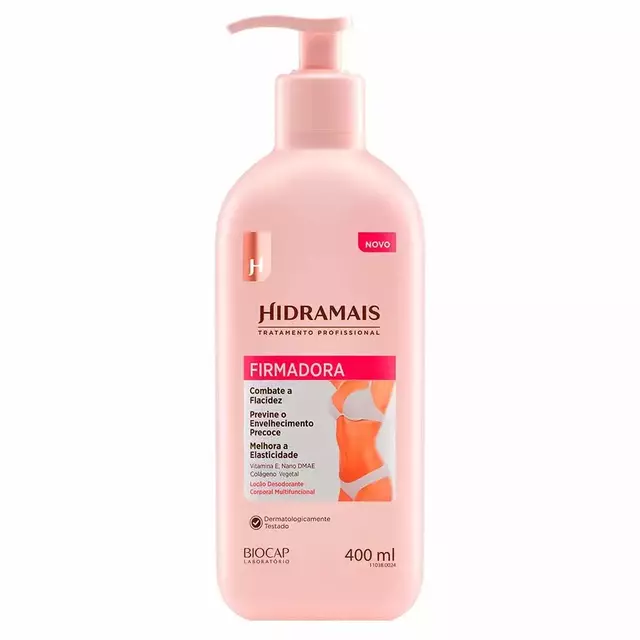 Loção desodorante corporal multifuncional firmadora 400ml - Hidramais