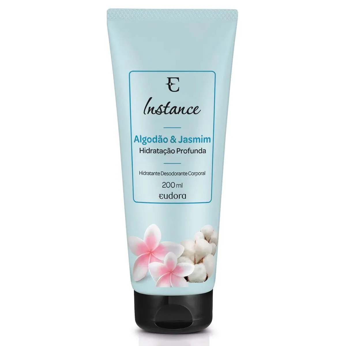 Loção Hidratante Desodorante Corporal Instance Eudora 200ml Algodão e Jasmin