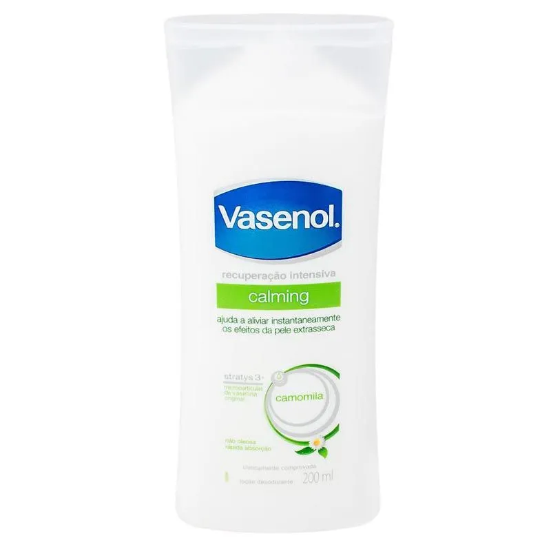 Loção Hidratante Vasenol Camlming Pele Extra Seca 200ml