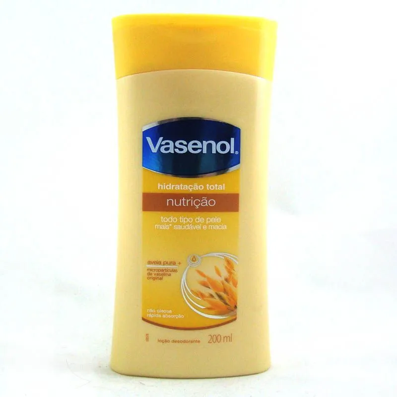 Loção Hidratante Vasenol Nutrição Todos Os Tipos de Pele 200ml