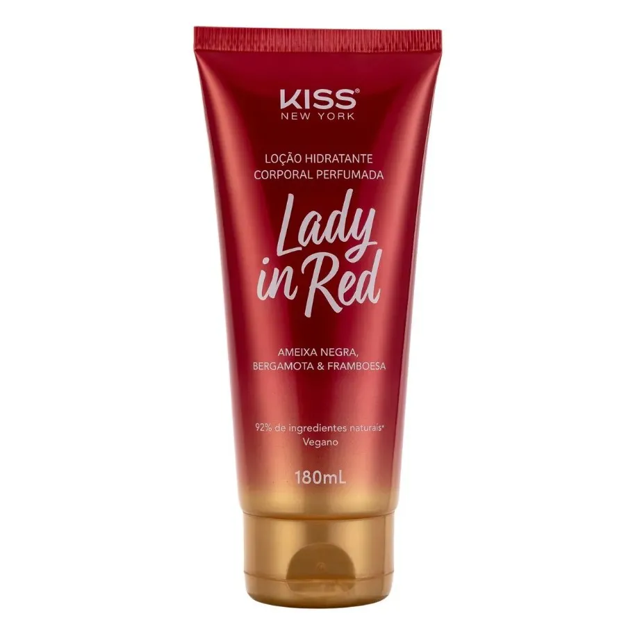 Loção Corporal Kiss New York Lady In Red 180ml