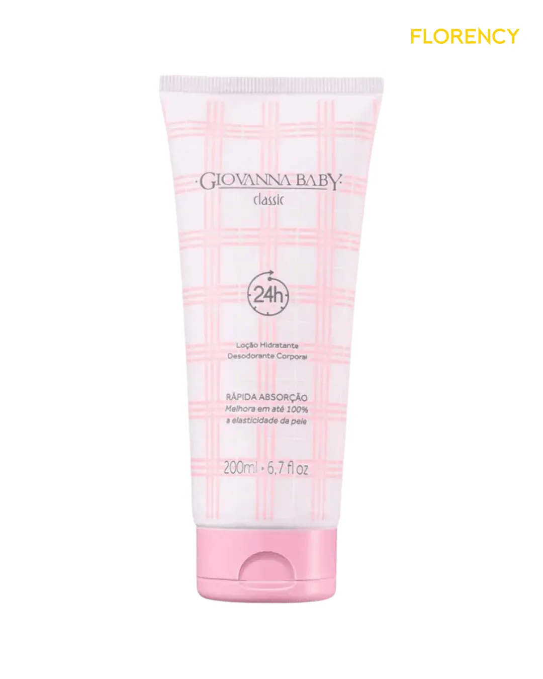 Loção Hidratante Giovanna Baby 200ml Classic Rosa