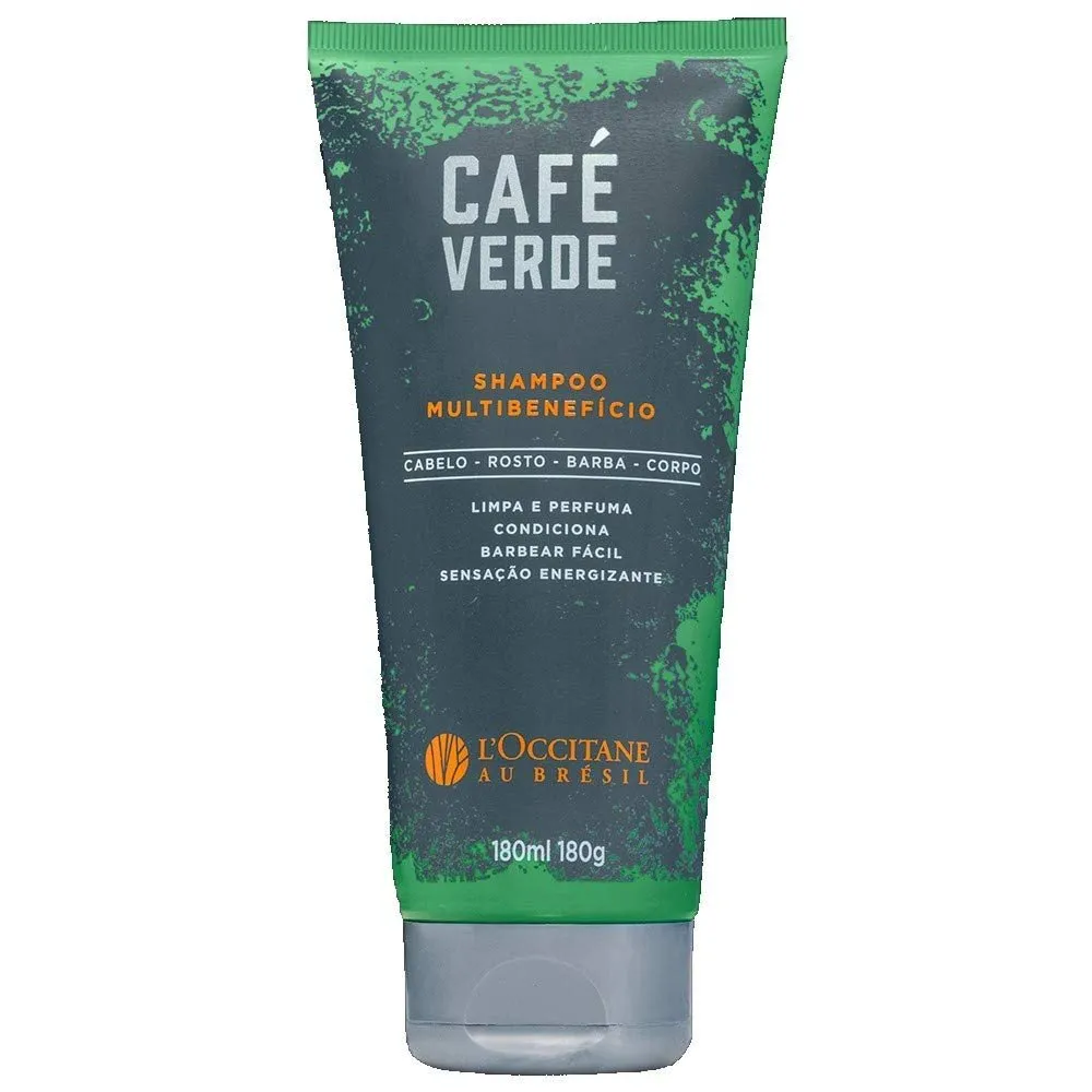 Loccitane au Brésil Shampoo Multibenefício Café Verde 180ml