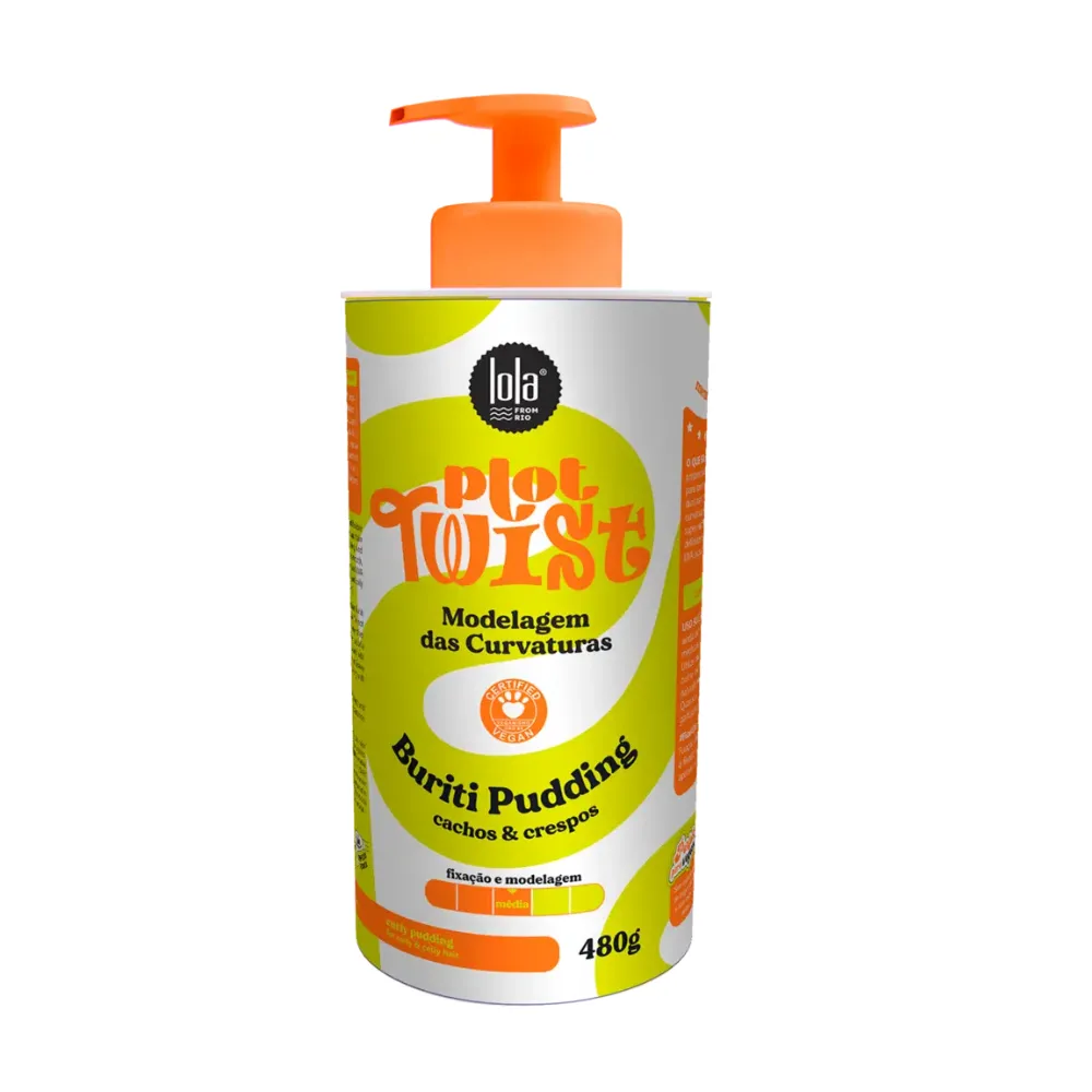 Lola Cosmetics Plot Twist Modelagem das Curvaturas Buriti Pudding 480ml