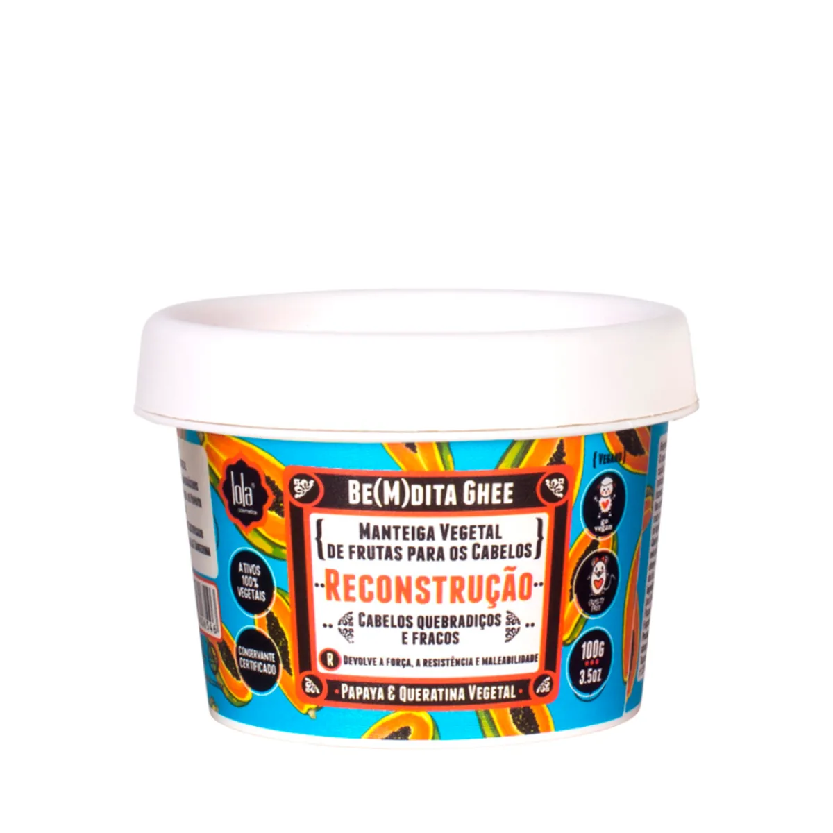 Lola Bemdita Ghee Reconstrução Mascara 100ml | Linda Cosméticos