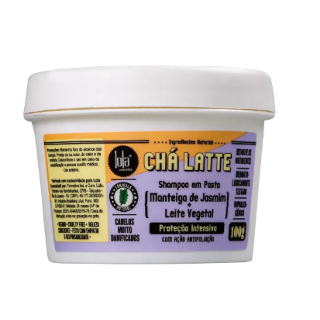 Lola Chá Latte Jasmim Shampoo em Pasta 100g | ByLinda
