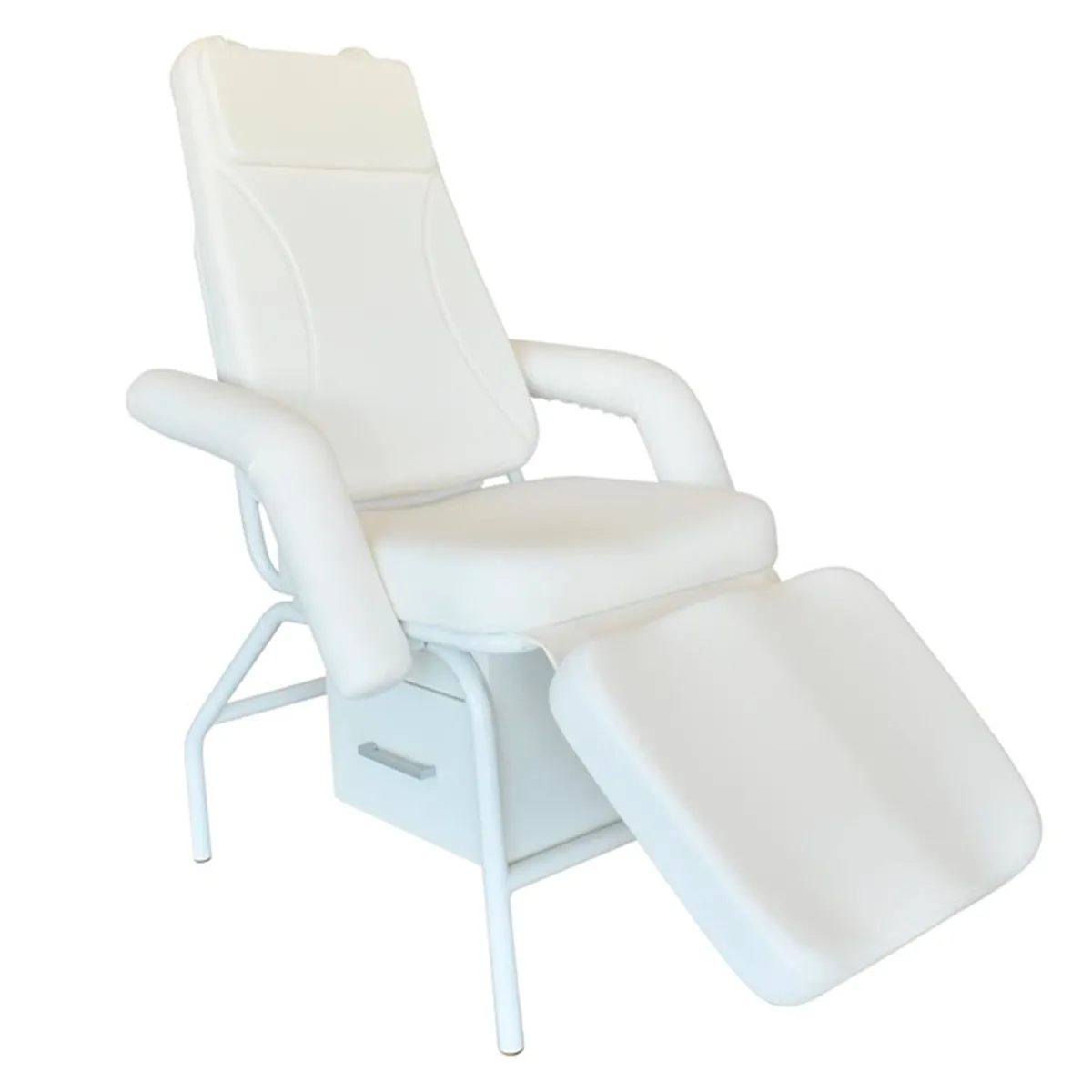 Maca Poltrona Multi Estética Base Fixa Kixiki Altar Branco