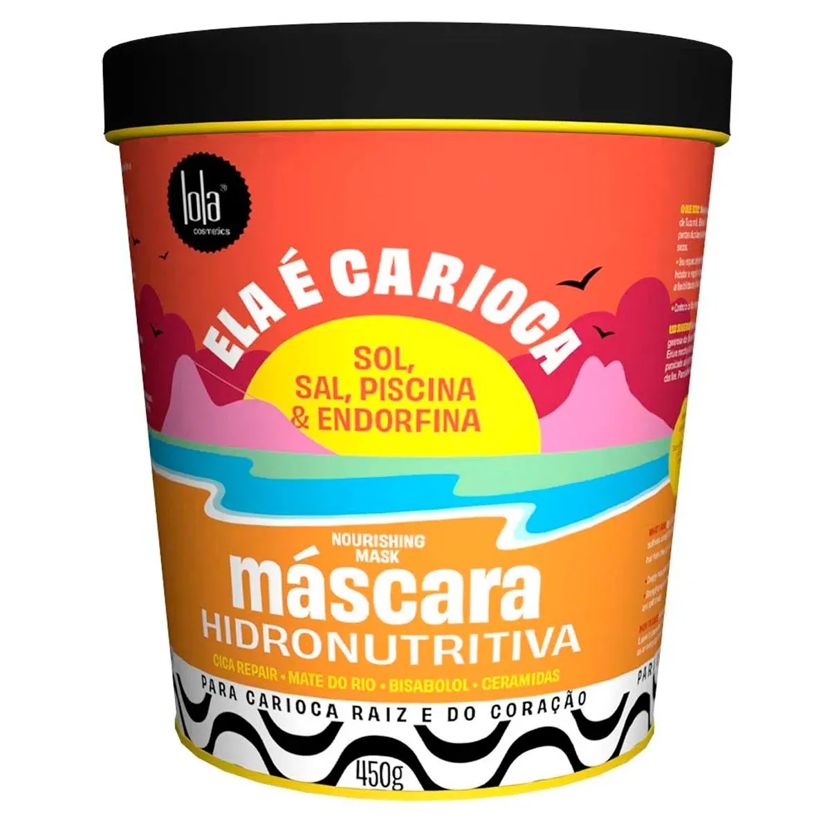 Máscara Hidronutritiva Ela é Carioca Lola Cosmetics 450g